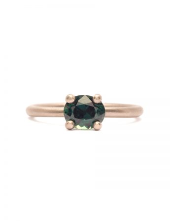 Teal Ophir Ring – White Gold & Sapphire