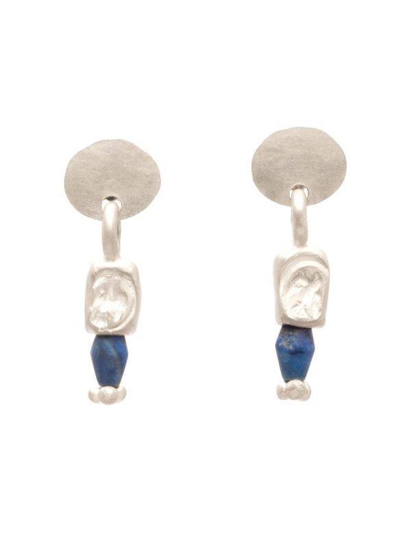 Wisdom Earrings – Silver & Lapis Lazuli