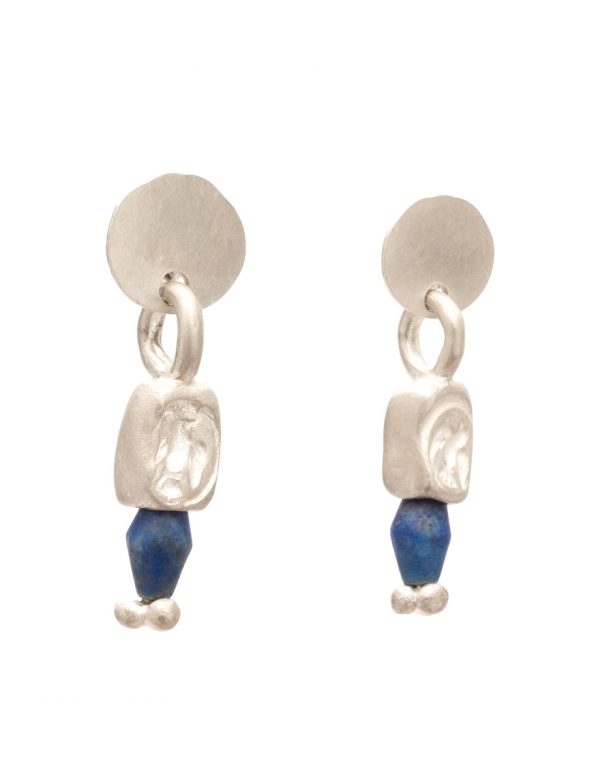 Wisdom Earrings – Silver & Lapis Lazuli