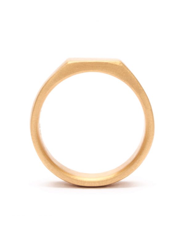Shore Thing Signet Ring – Yellow Gold