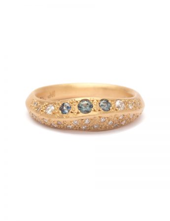 Tranquil Ring – Sapphire & Diamond