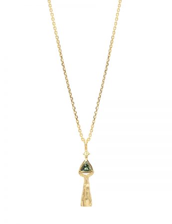 Ancient Empire Necklace – Gold & Sapphire