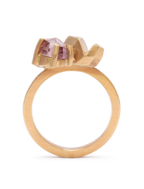 Dawn Ring – Yellow Gold & Zircon
