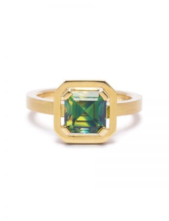 Asscher Cut Ring – Parti Sapphire