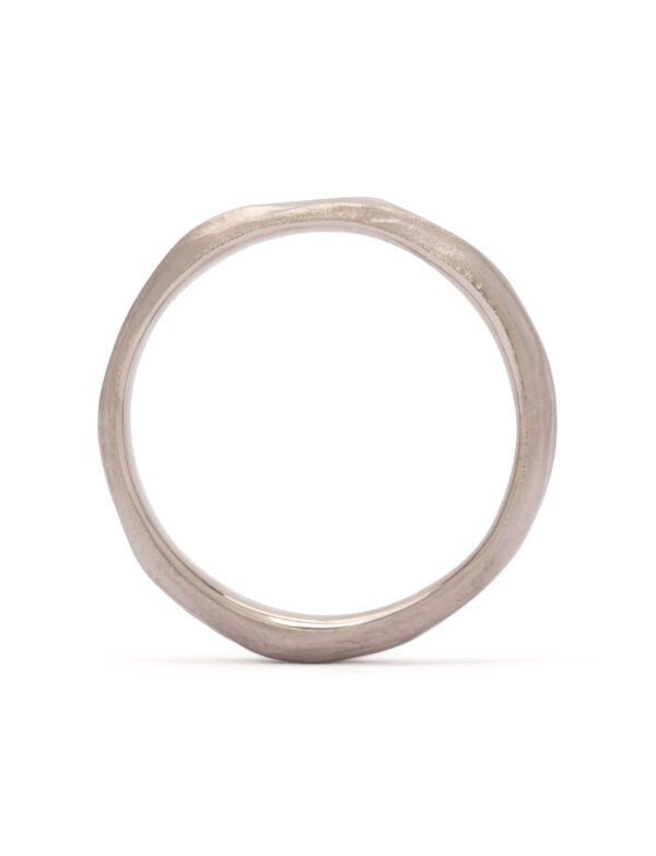 Winding Path Ring – White Gold