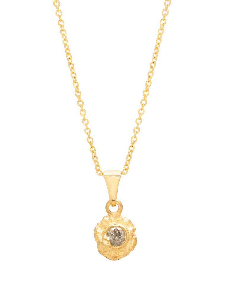Cumulus Pendant Necklace – Yellow Gold & Diamond
