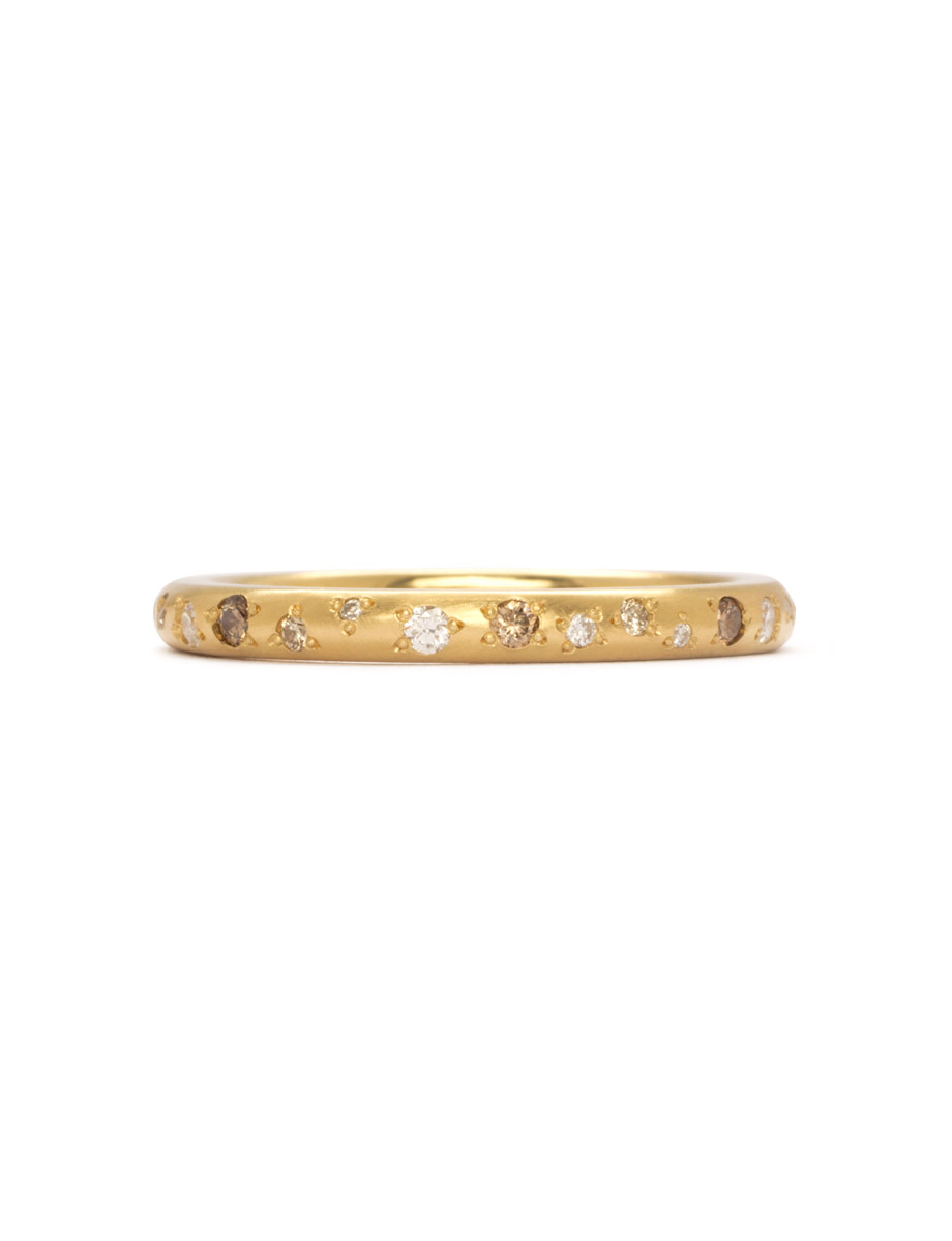 Astral Eternity Ring – Yellow Gold & Diamonds