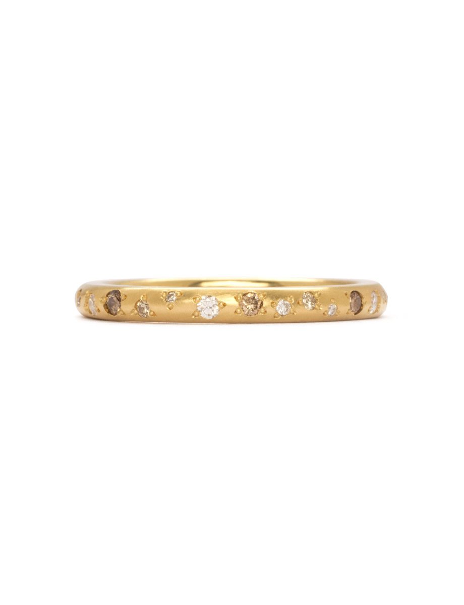 Astral Eternity Ring – Yellow Gold & Diamonds