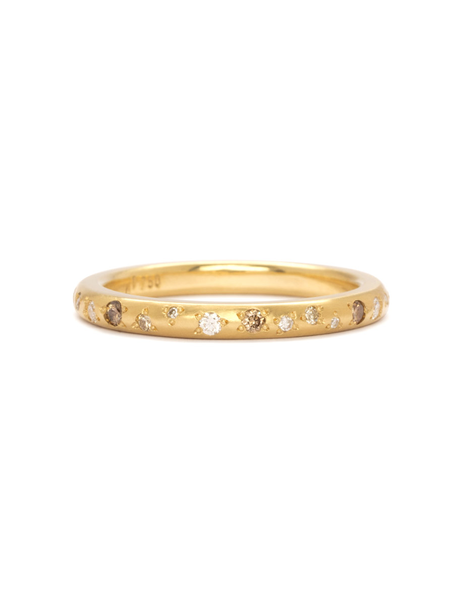 Astral Eternity Ring – Yellow Gold & Diamonds