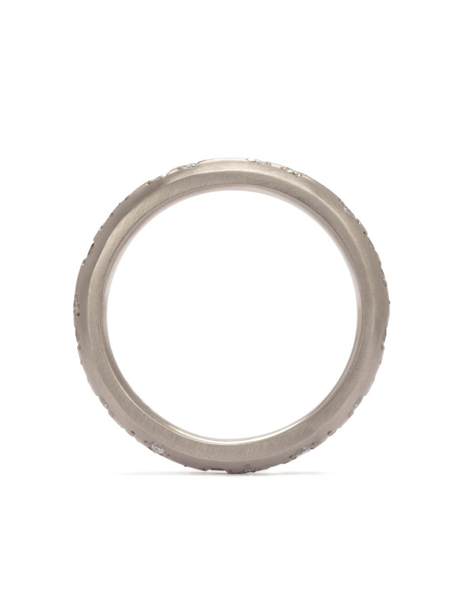 Astral Eternity Ring – White Gold & Diamonds
