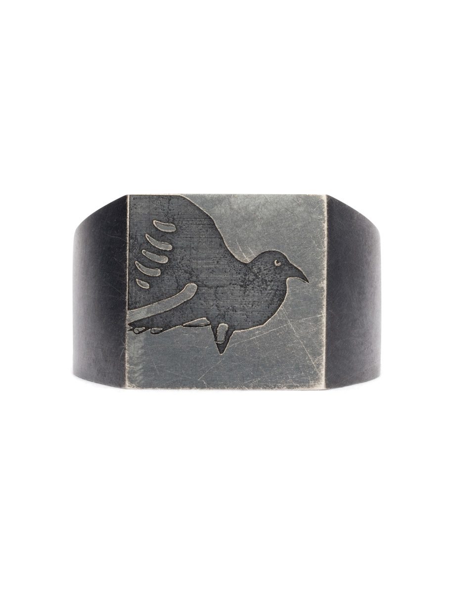 Blackbird – No Safe Place to Land Ring – Silver