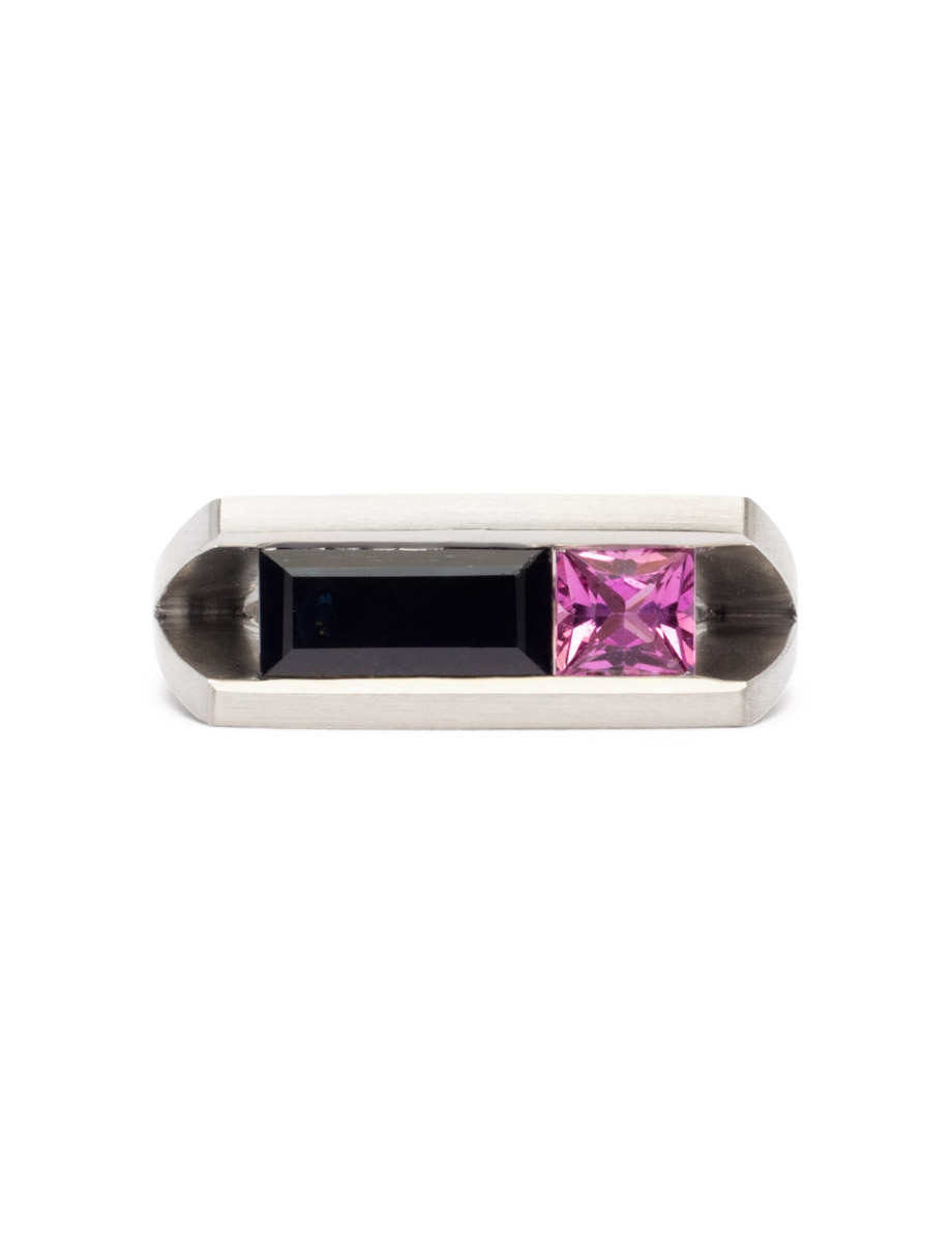Equilibrium Ring – Platinum & Sapphire