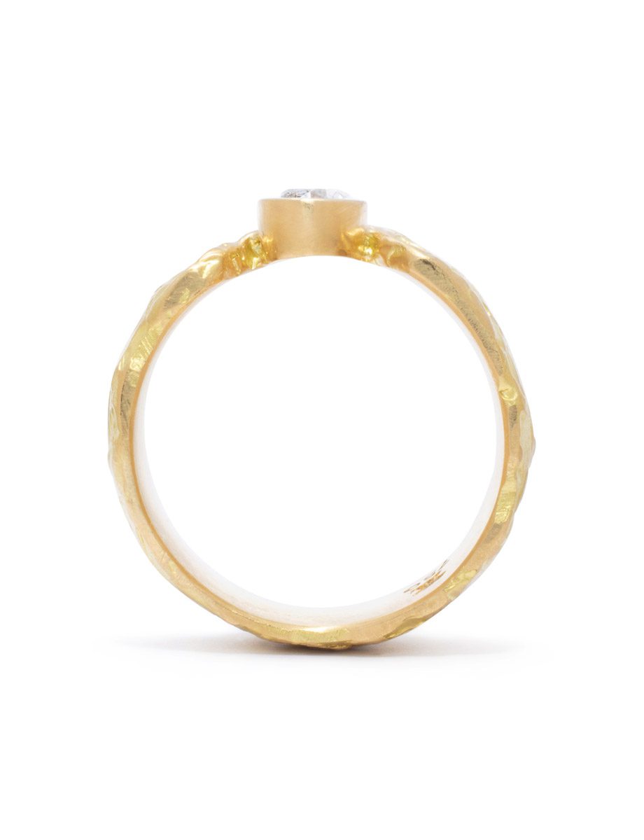 My Path Diamond Ring – Yellow Gold & Diamond