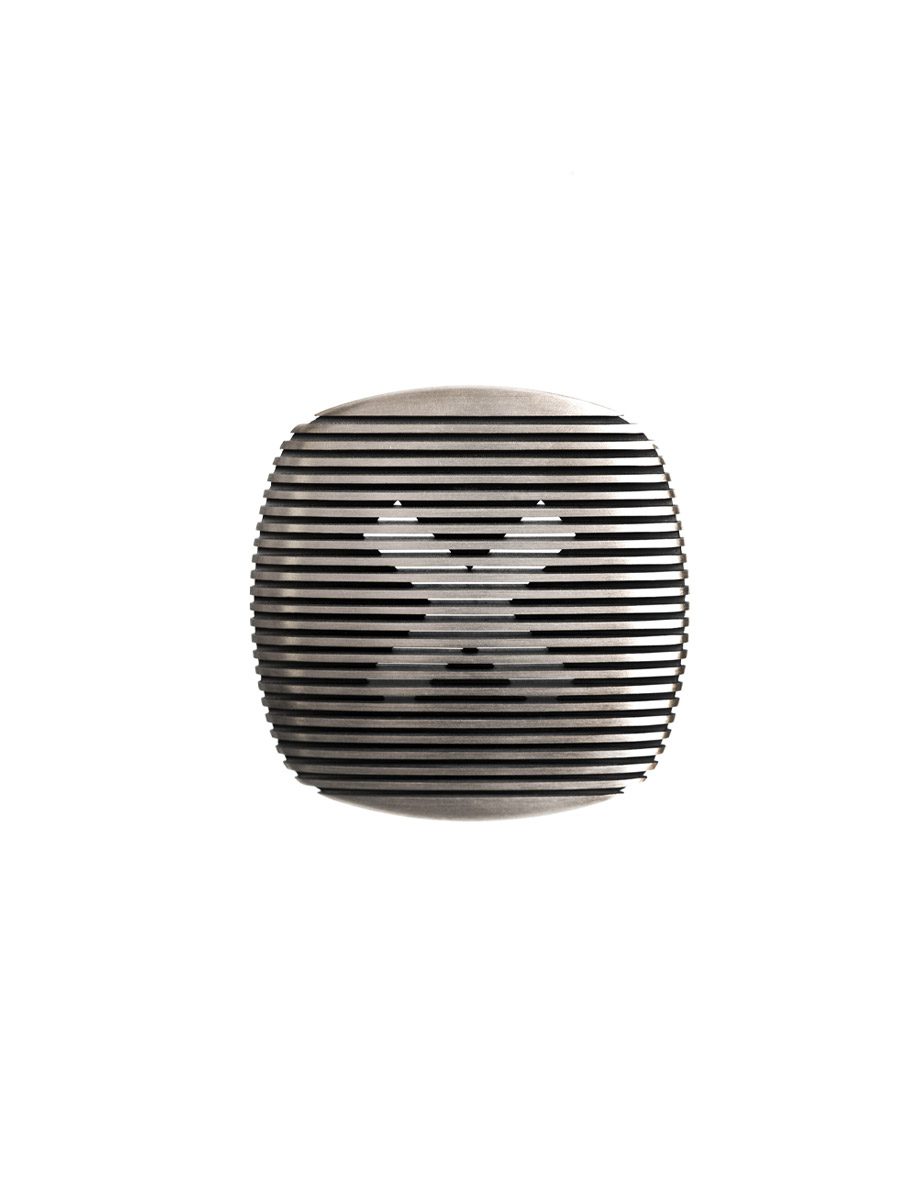 Obscuro Crux Brooch – Blackened Silver