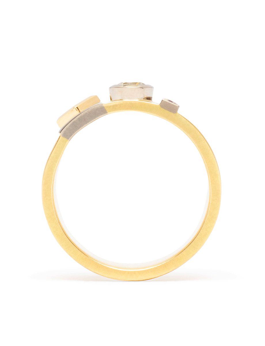 Tout Moi Ring – Gold, Diamond, Sapphire & Rubies