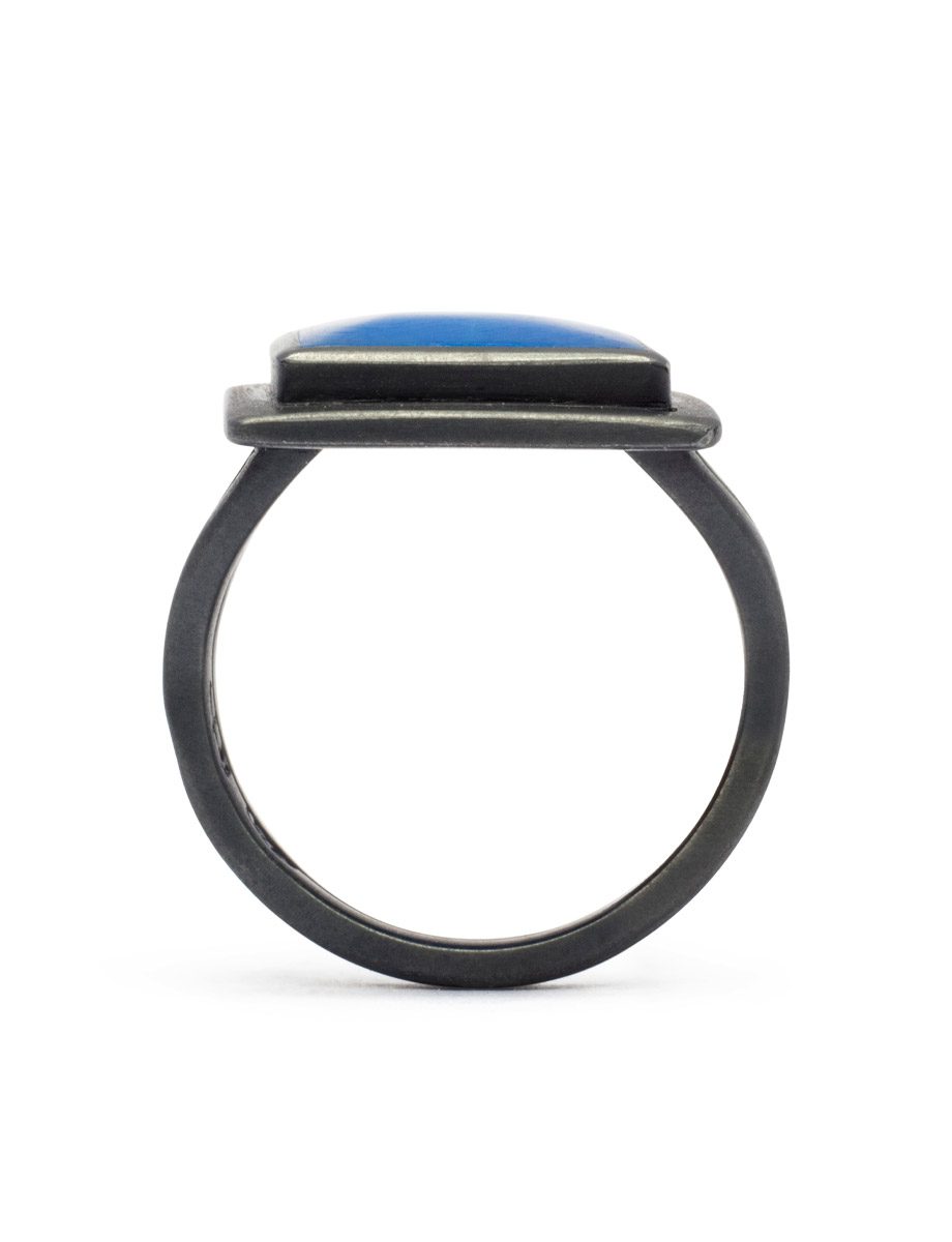 Blue Hope Dress Ring – Cape Woolamai Beach Plastic