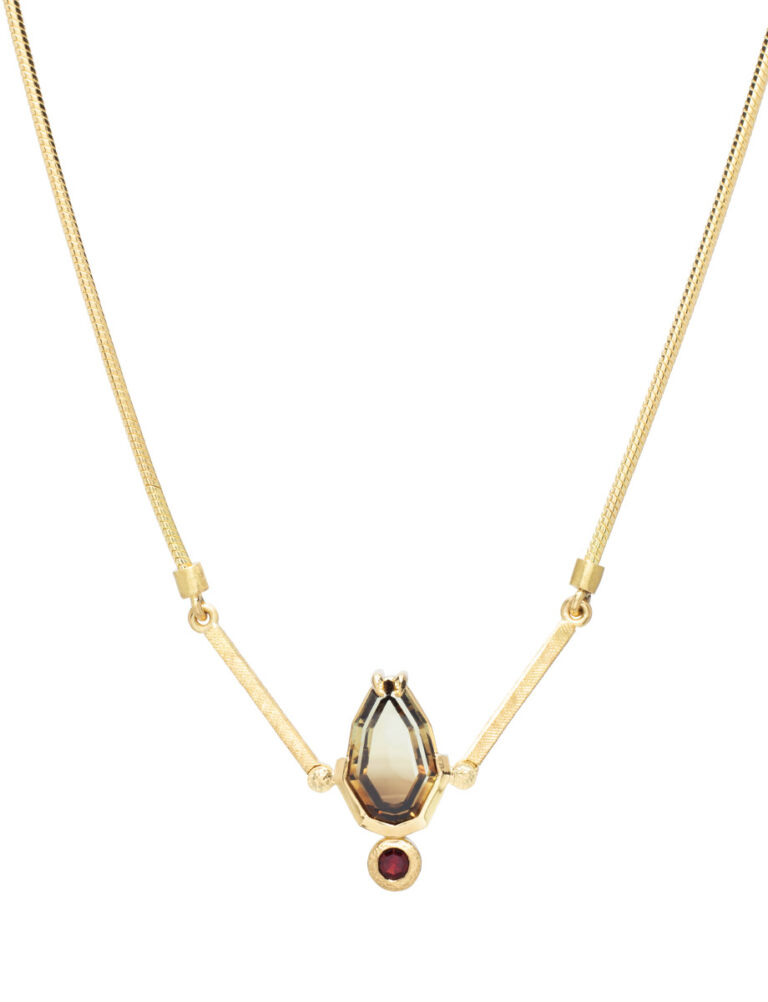 Yearning Necklace – Yellow Gold & Chrysoberyl