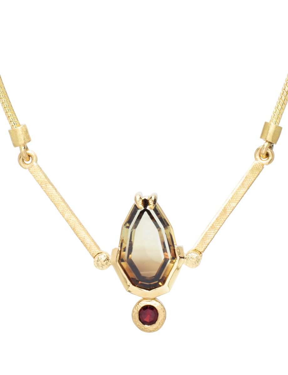 Yearning Necklace – Yellow Gold & Chrysoberyl