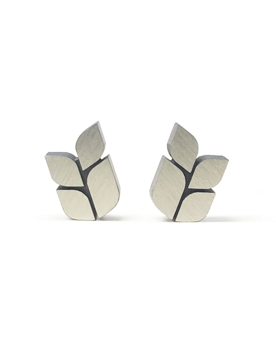 Elementis Terra Stud Earrings – Silver