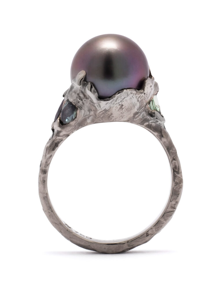 Deep Sea Black Pearl Ring