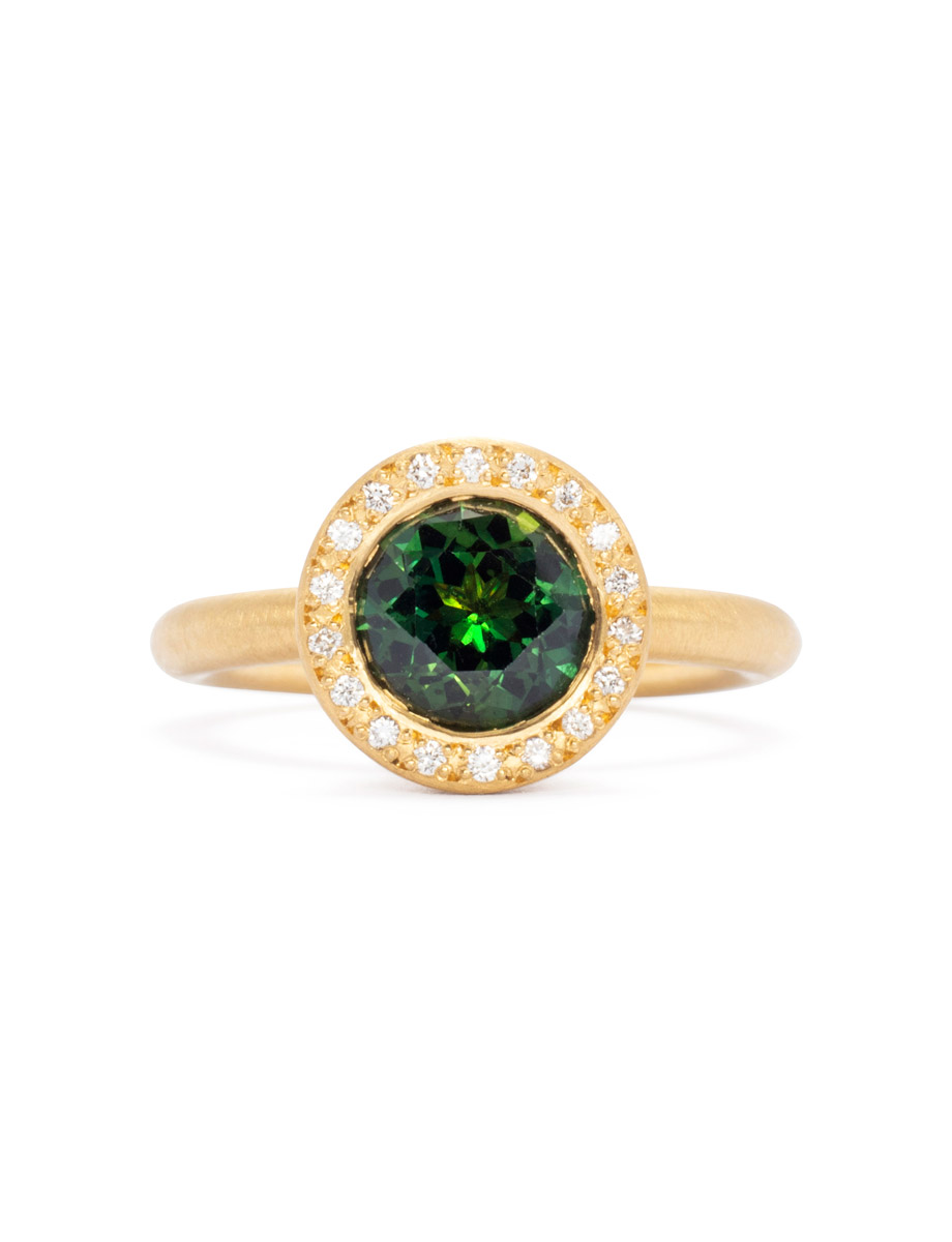 Sea Ring – Sapphire & Diamonds