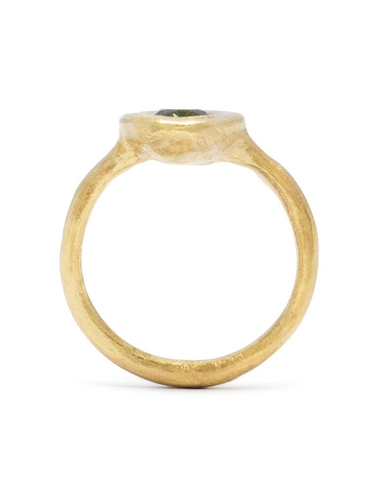 Orpheus Ring – Yellow Gold & Parti Sapphire