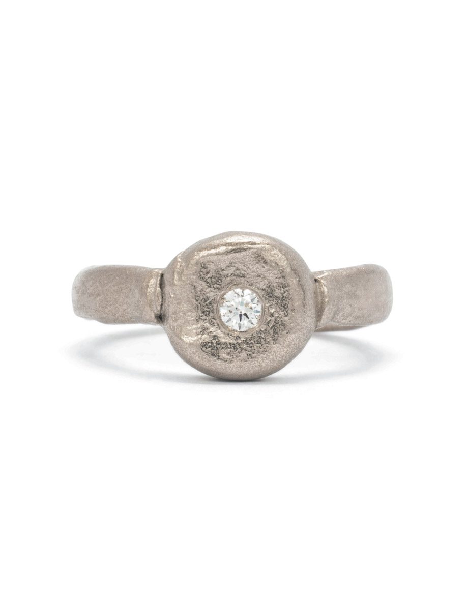 Erato Ring – White Gold & Diamond