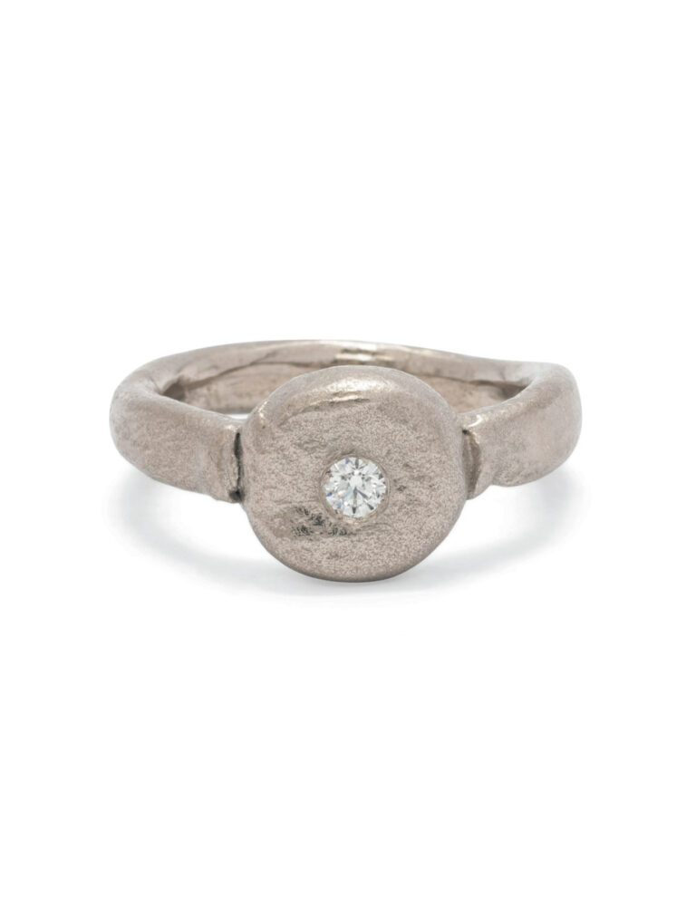 Erato Ring – White Gold & Diamond