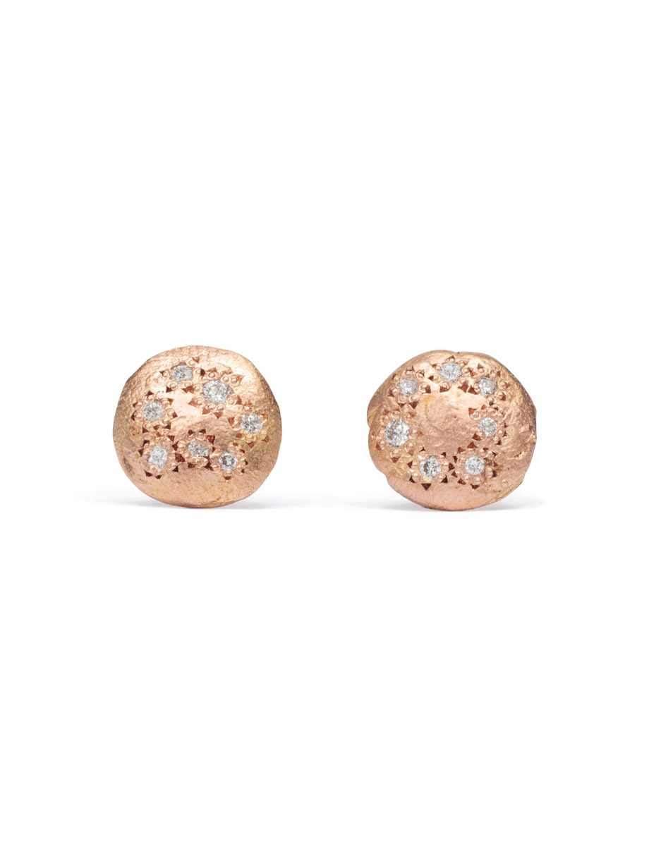 Little Earrings – Rose Gold & Diamonds