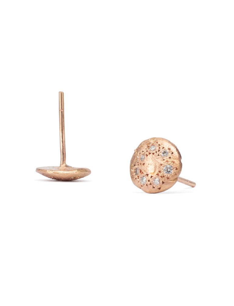 Little Earrings – Rose Gold & Diamonds