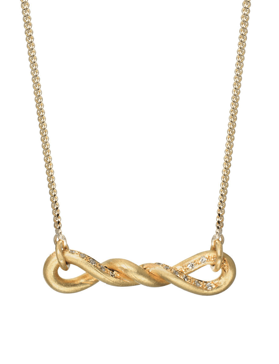 Lemniscate Choker II – Gold & Diamonds