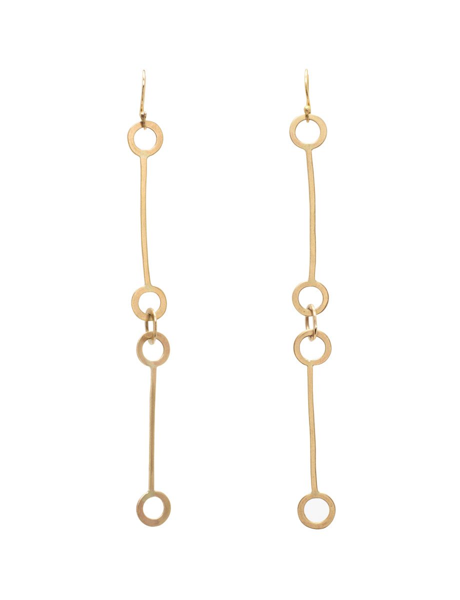 Maru-Bo Tsugi Tusgi Hook Earrings – Yellow Gold