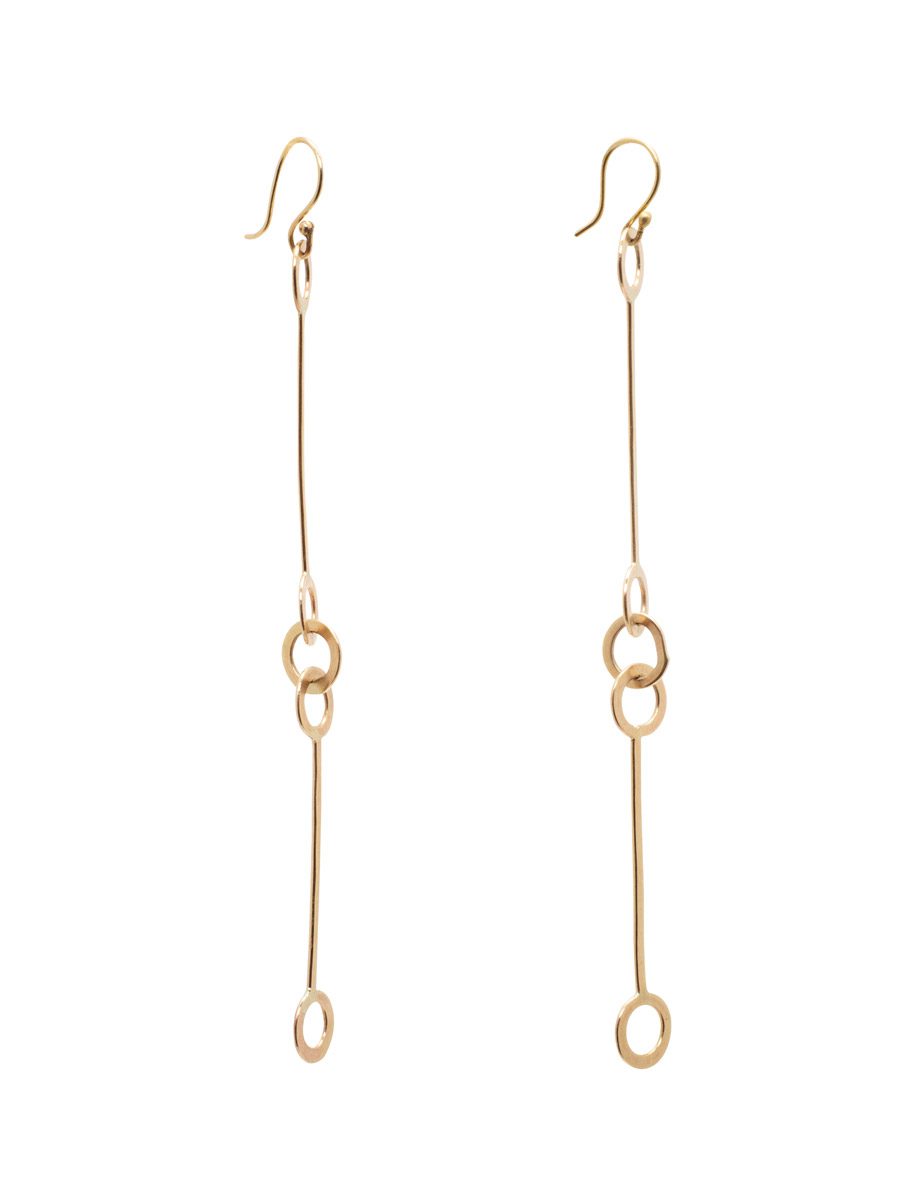 Maru-Bo Tsugi Tusgi Hook Earrings – Yellow Gold