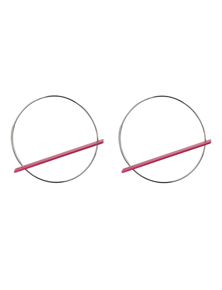 Blade Earrings – Pink