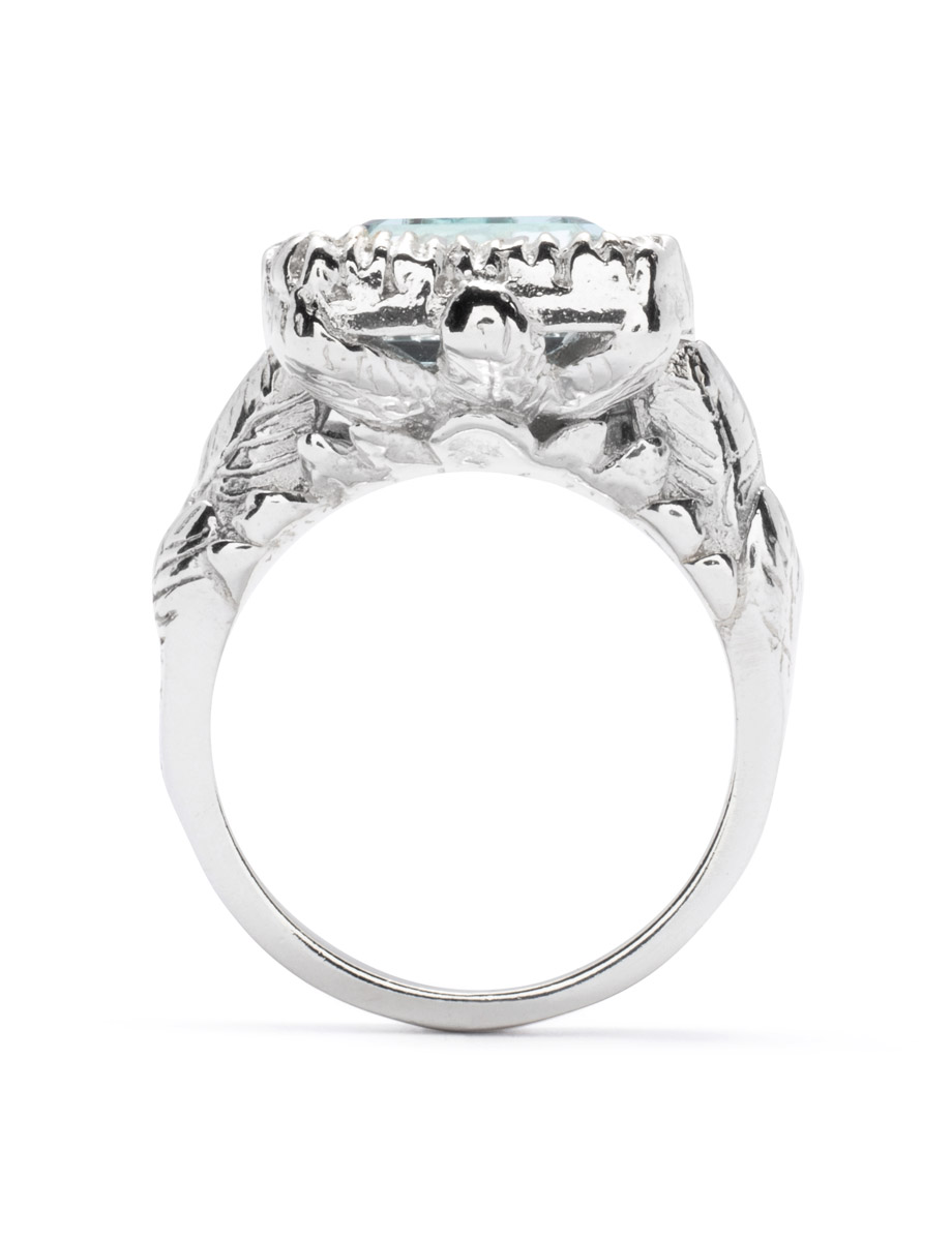 Maria Sibylla Ring – Silver & Blue Topaz