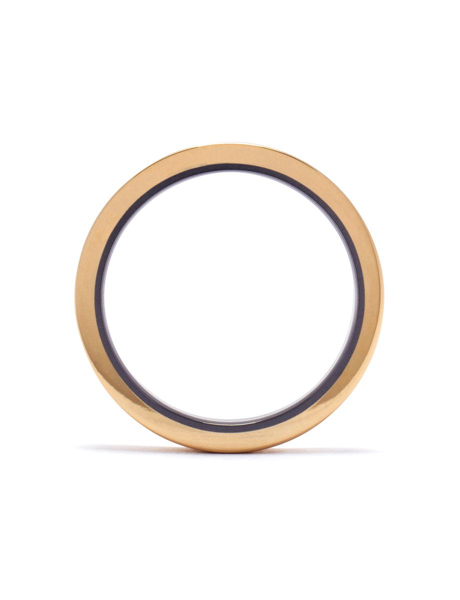 Reverse Ring – Tantalum & Yellow Gold