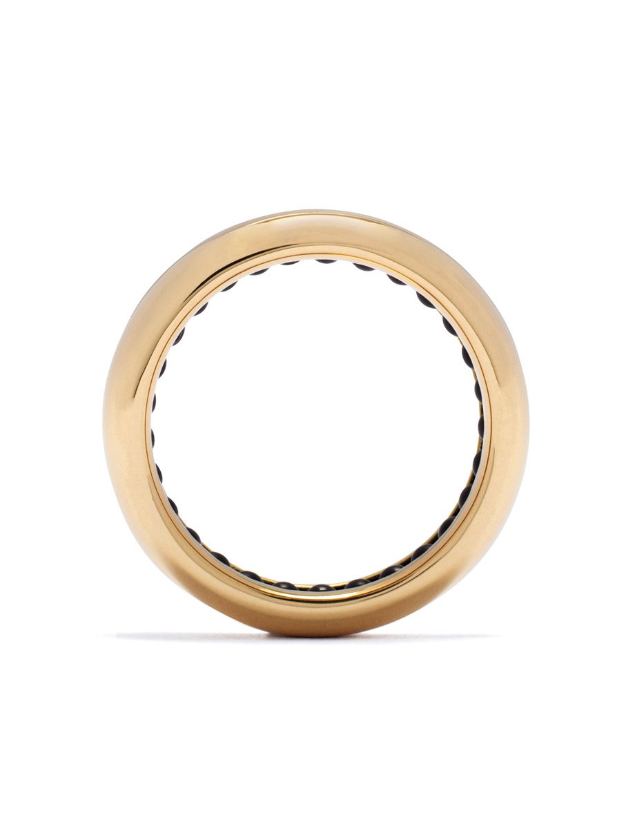 Balltrack Ring – Yellow Gold & Ceramic