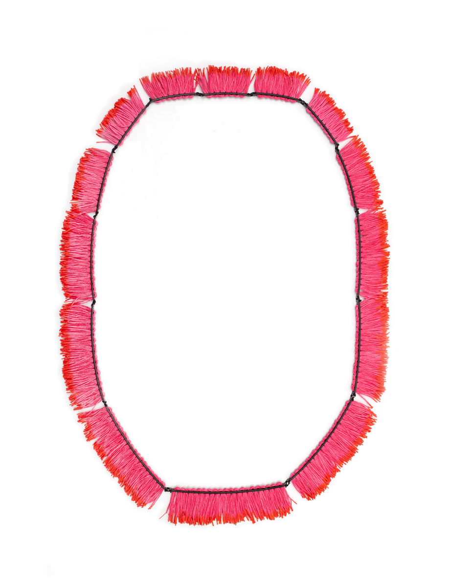 Bounteous Necklace – Red & Pink