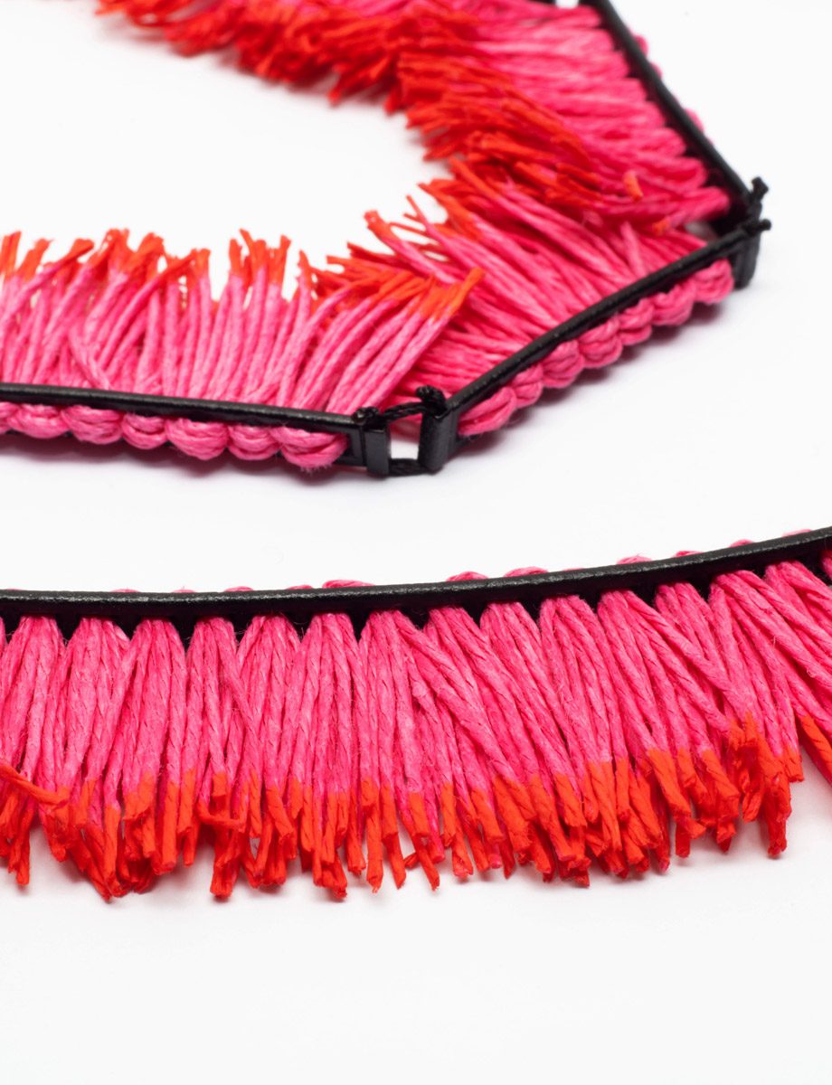 Bounteous Necklace – Red & Pink