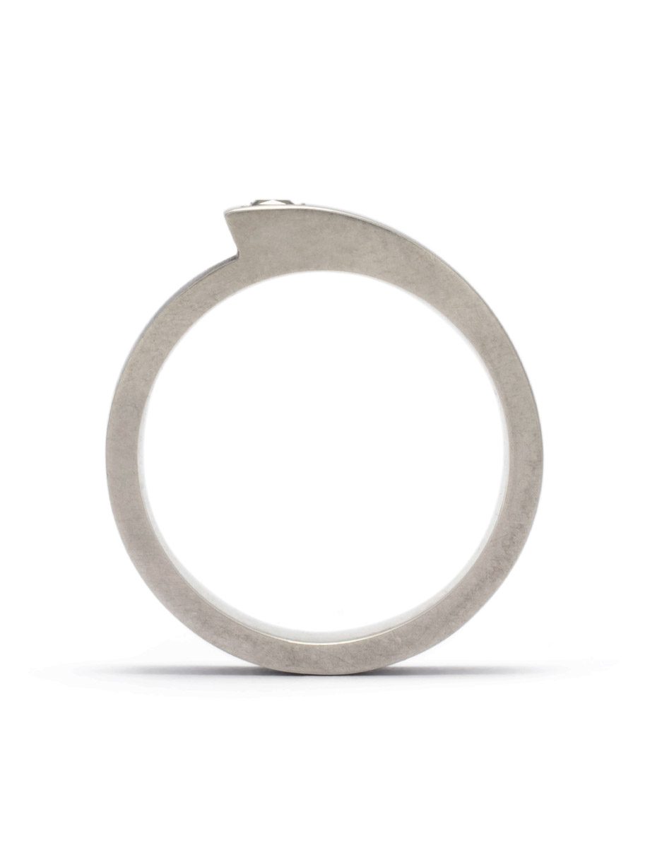 Darkness Rising Ring – Silver & Black Diamond