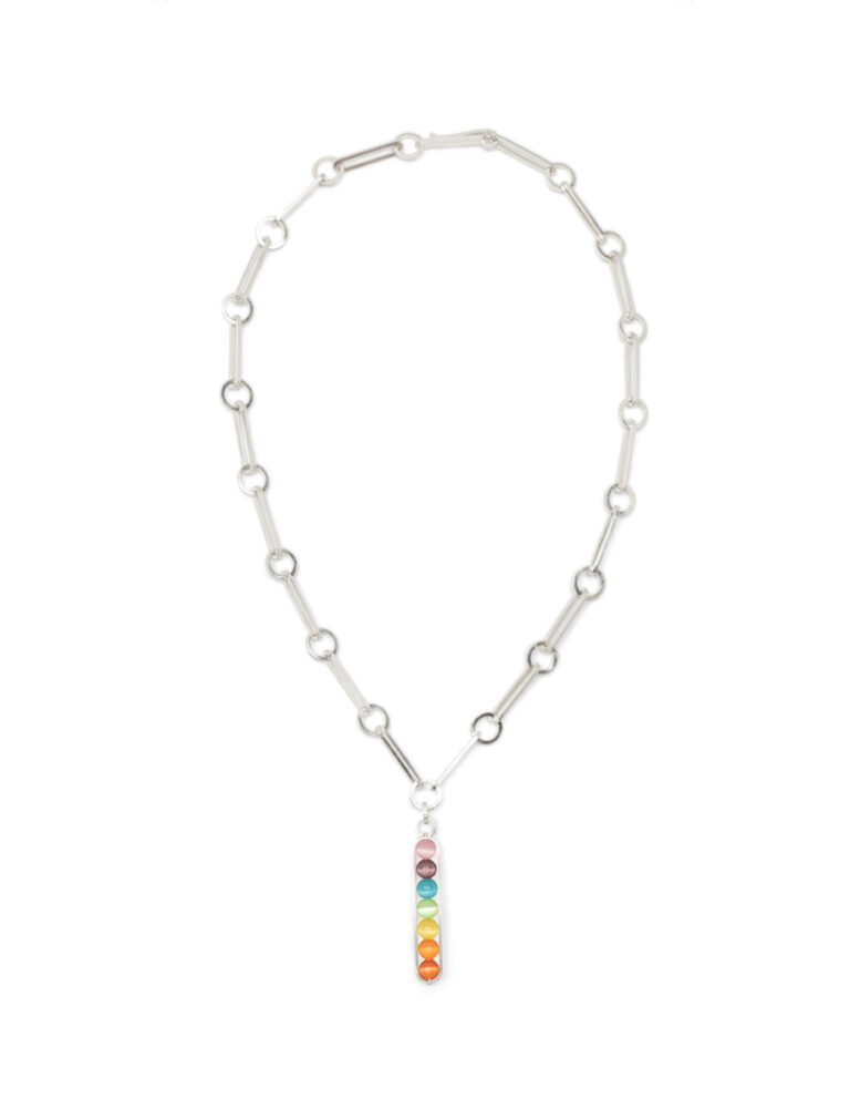 Rainbow Candy 7 Necklace – Fibre Optic Glass