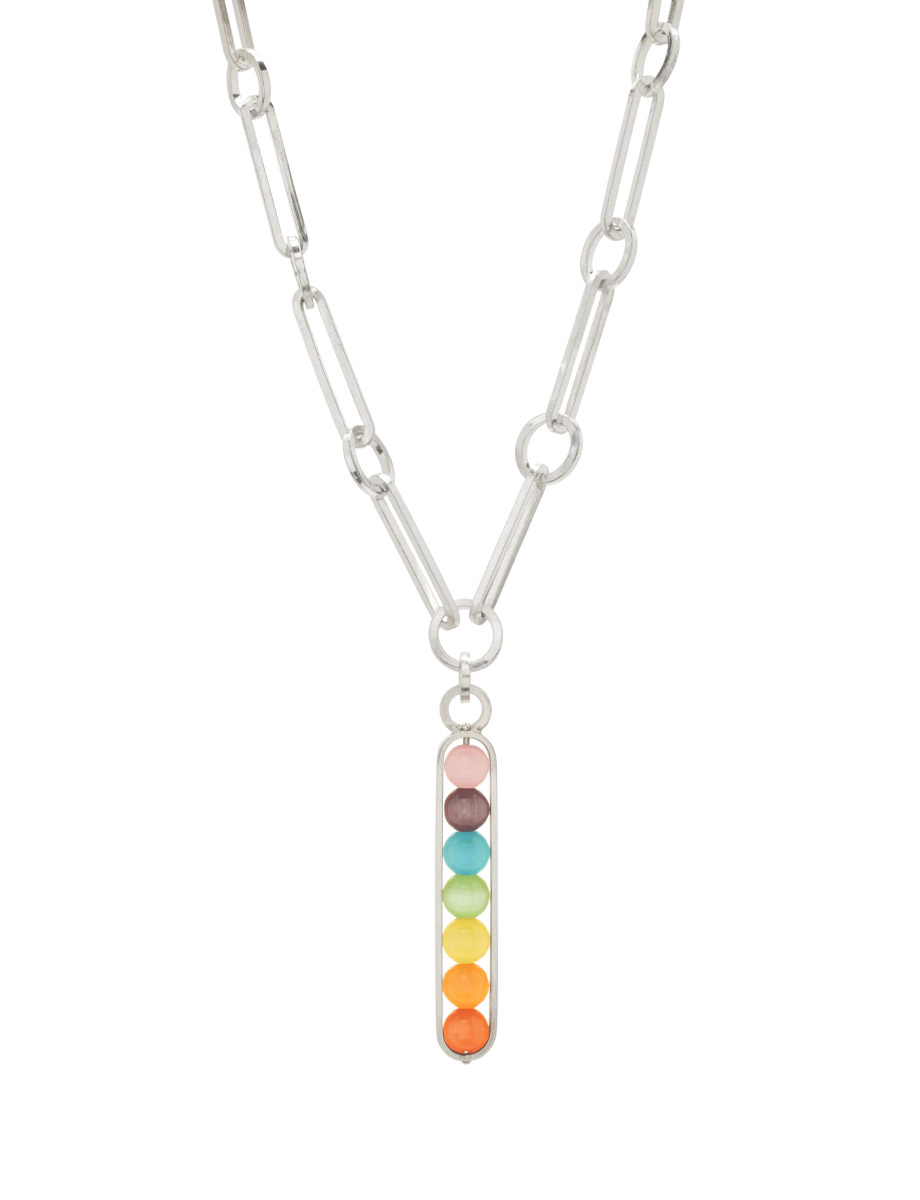 Rainbow Candy 7 Necklace – Fibre Optic Glass