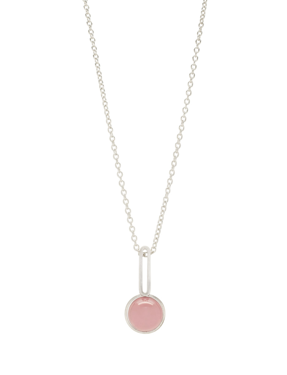 Chromatic Solo Sphere Necklace – Pink