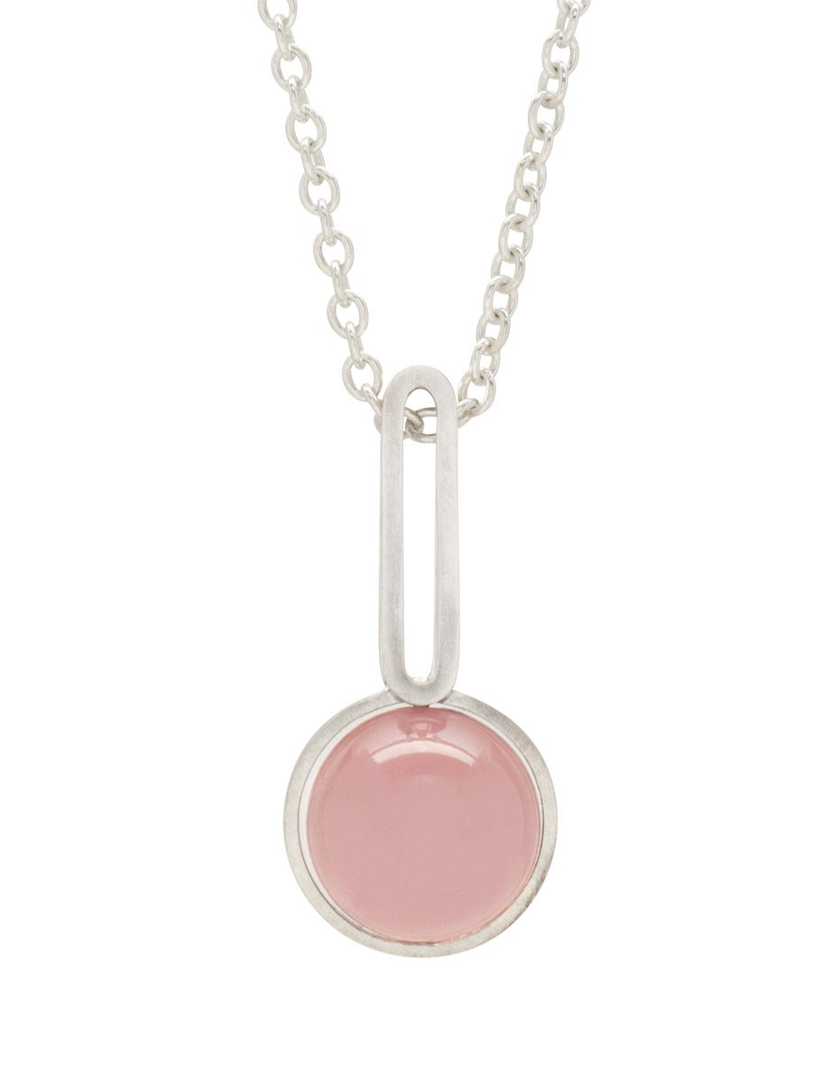 Chromatic Solo Sphere Necklace – Pink