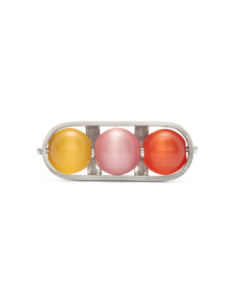 Trio Ring – Pink, Yellow & Orange