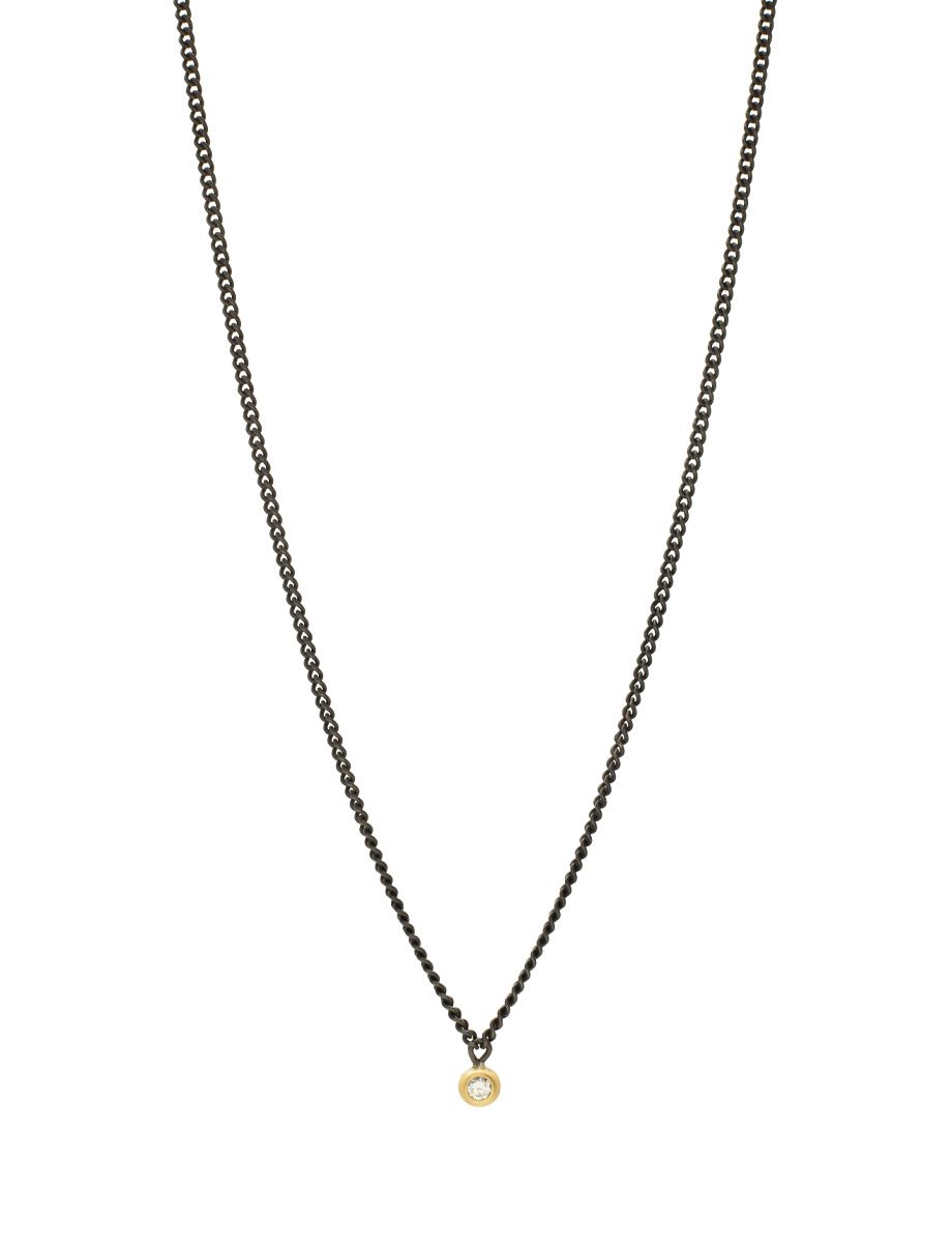 Pleur Chain – Silver, Gold & Diamond