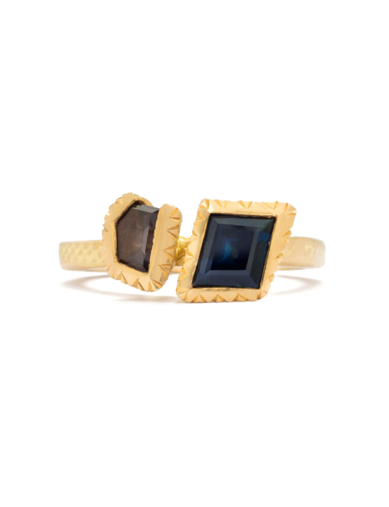 Steren (Meaning Star) Ring – Spinel & Sapphire
