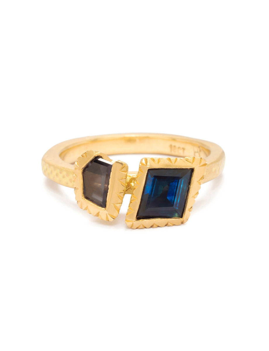 Steren (Meaning Star) Ring – Spinel & Sapphire