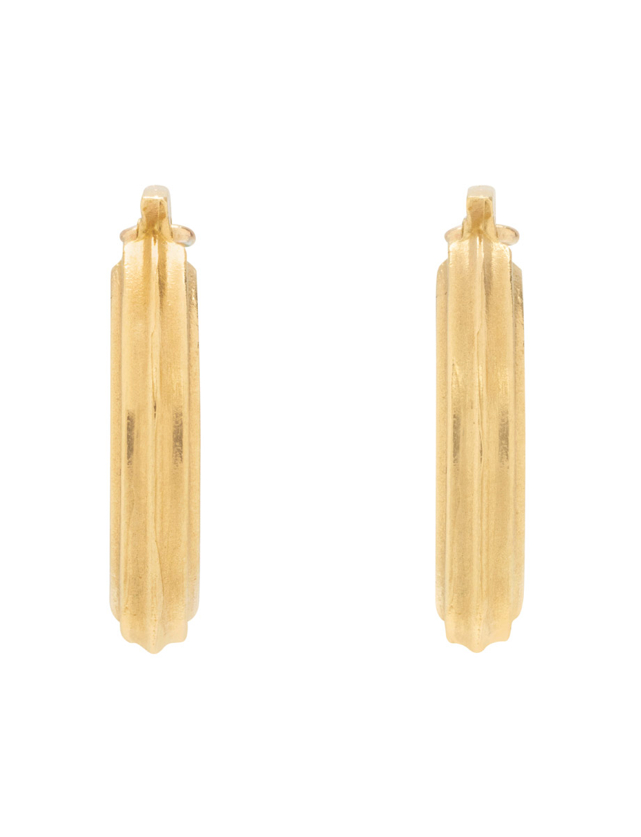 Dorico Hoop Earrings – Yellow Gold