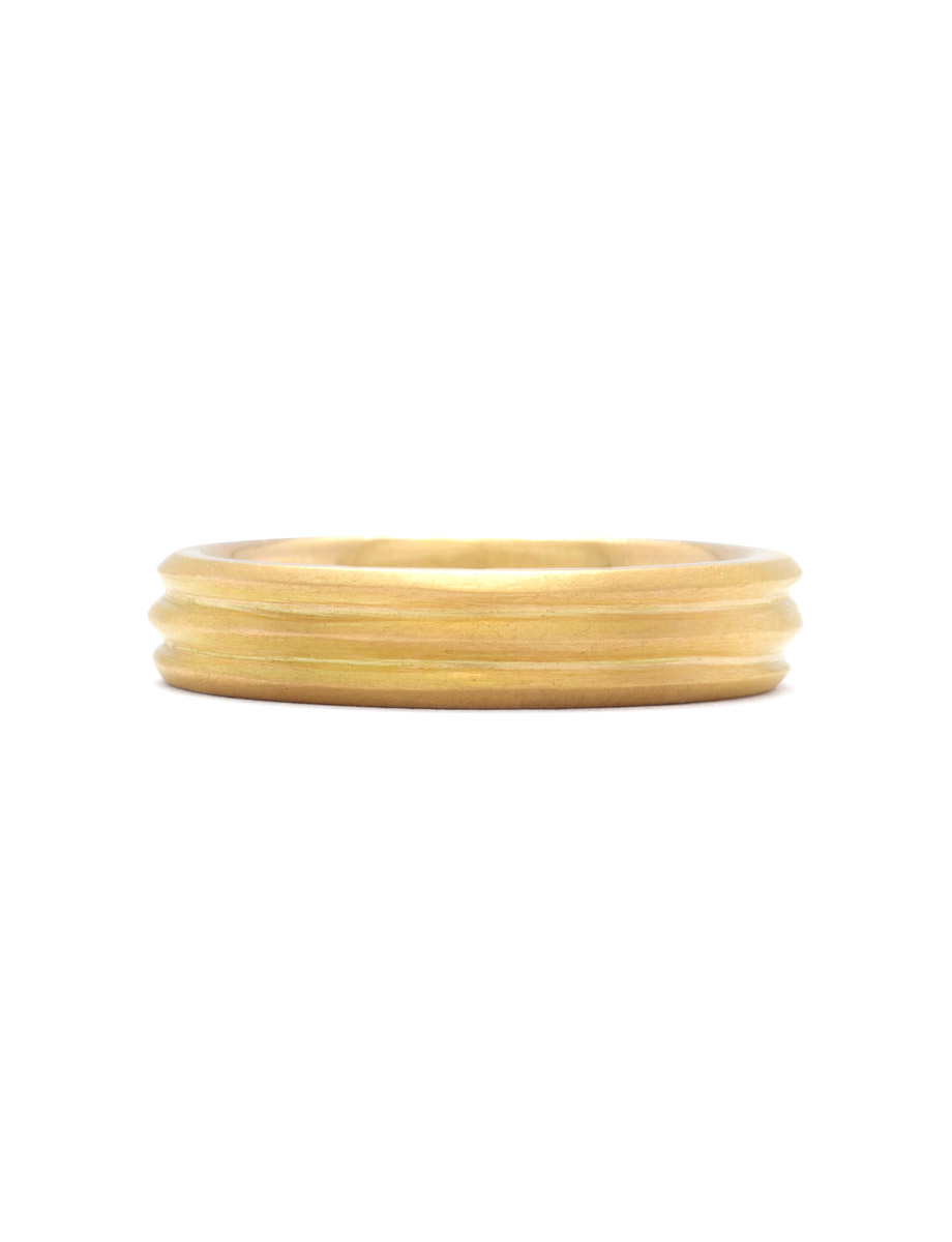 Column Ring – Yellow Gold